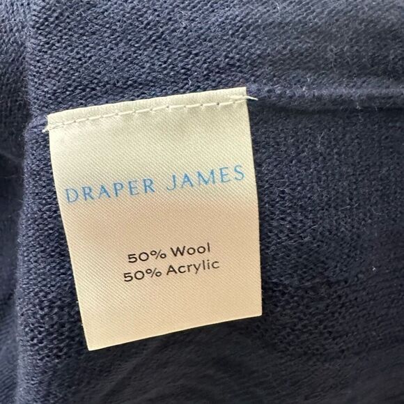 Draper James Wool Blend Fair Isle Knit Fit Flare LS Sweater Dress sz M NEW - Picture 9 of 13